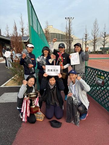 東京都市町村対抗女子テニス大会(サクラトーナメント)優勝(2021.11.28)